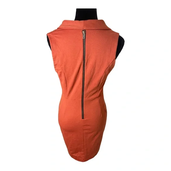 Banana Republic Cowl Neck Sheath Dress Size 6 - Picture 3 of 7